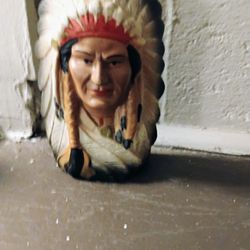 Vintage Native American Porcelain Doll