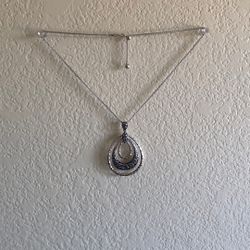 Sterling Silver Teardrop pendant 29 Grams ATI Brand 