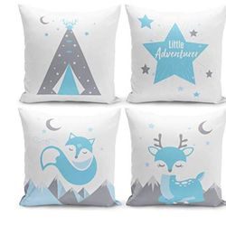 Kids Throw Pillow Cover Set NEW In Package