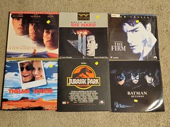 6 classic laserdiscs movies