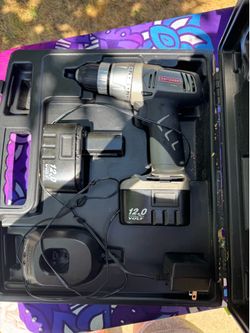 Craftsman 12v Cordless Drill with Rechargeable Batteries