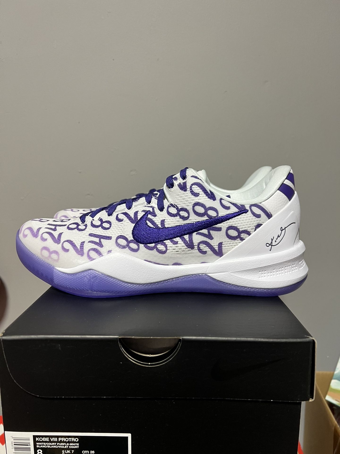 Nike Kobe 8 Protro “Court Purple” Size 8M