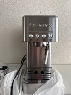 Sorgente espresso machine, 20 bar stainless steel-New in box