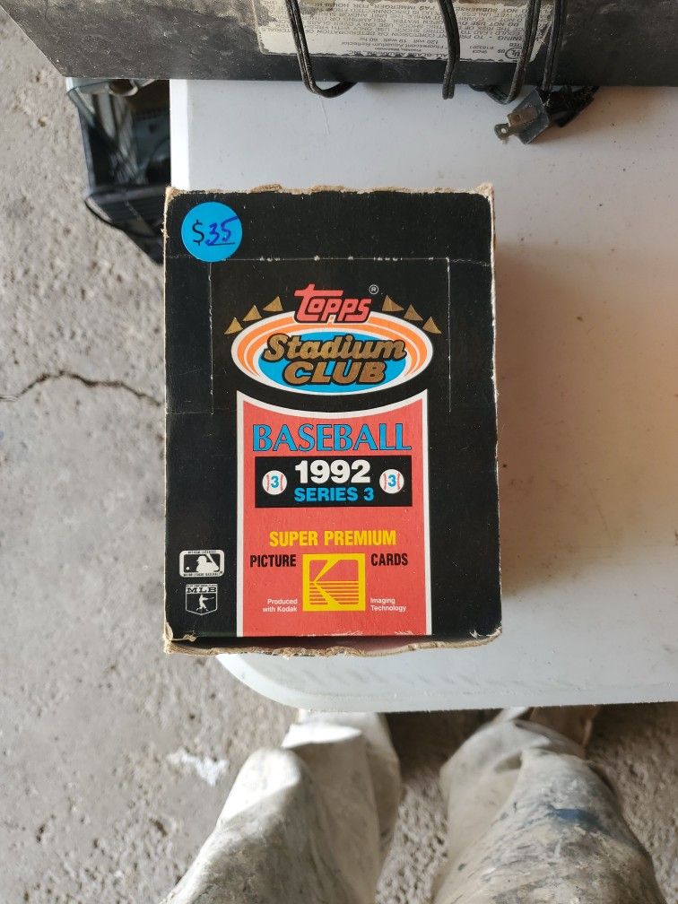 Open 1992 Series 3 Topps Stadium Club Baseball Cards
