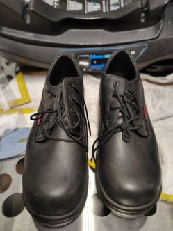 Red Wing "King Toe" Heavy Duty Steel-Toe Work Shoes (Men's Size 12) - Black - $70