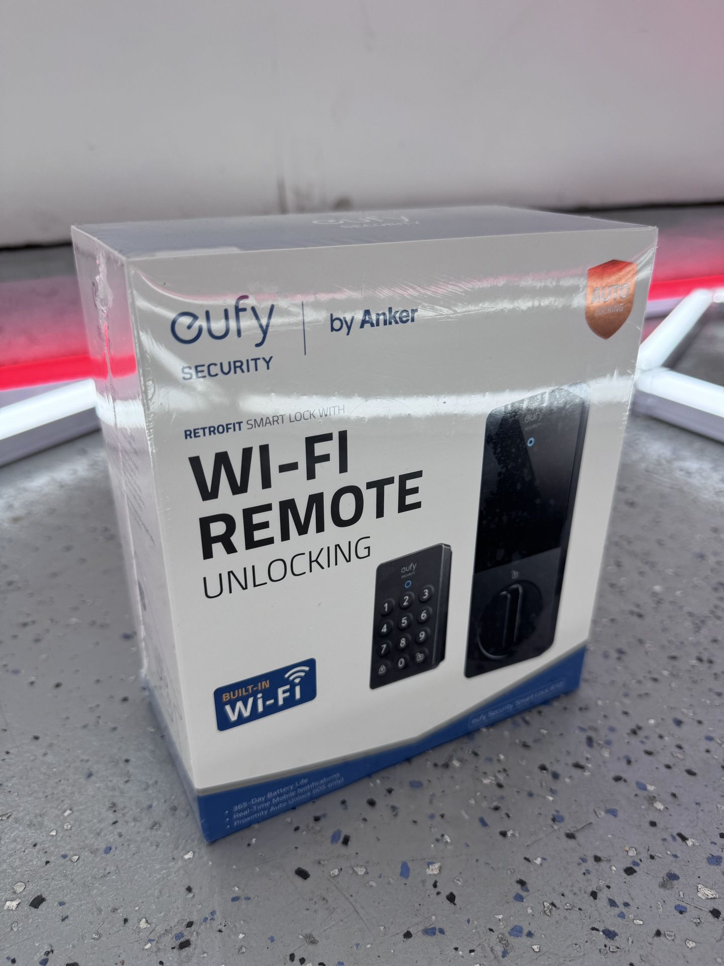 Brand New Unopened Eufy Retrofit Smart Lock With WI-FI Remote Unlocking SKU007-S1