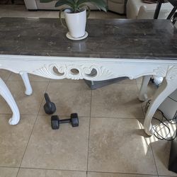Marble top table