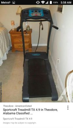 Sportcraft tx 4.9 treadmill for Sale in Boston MA OfferUp