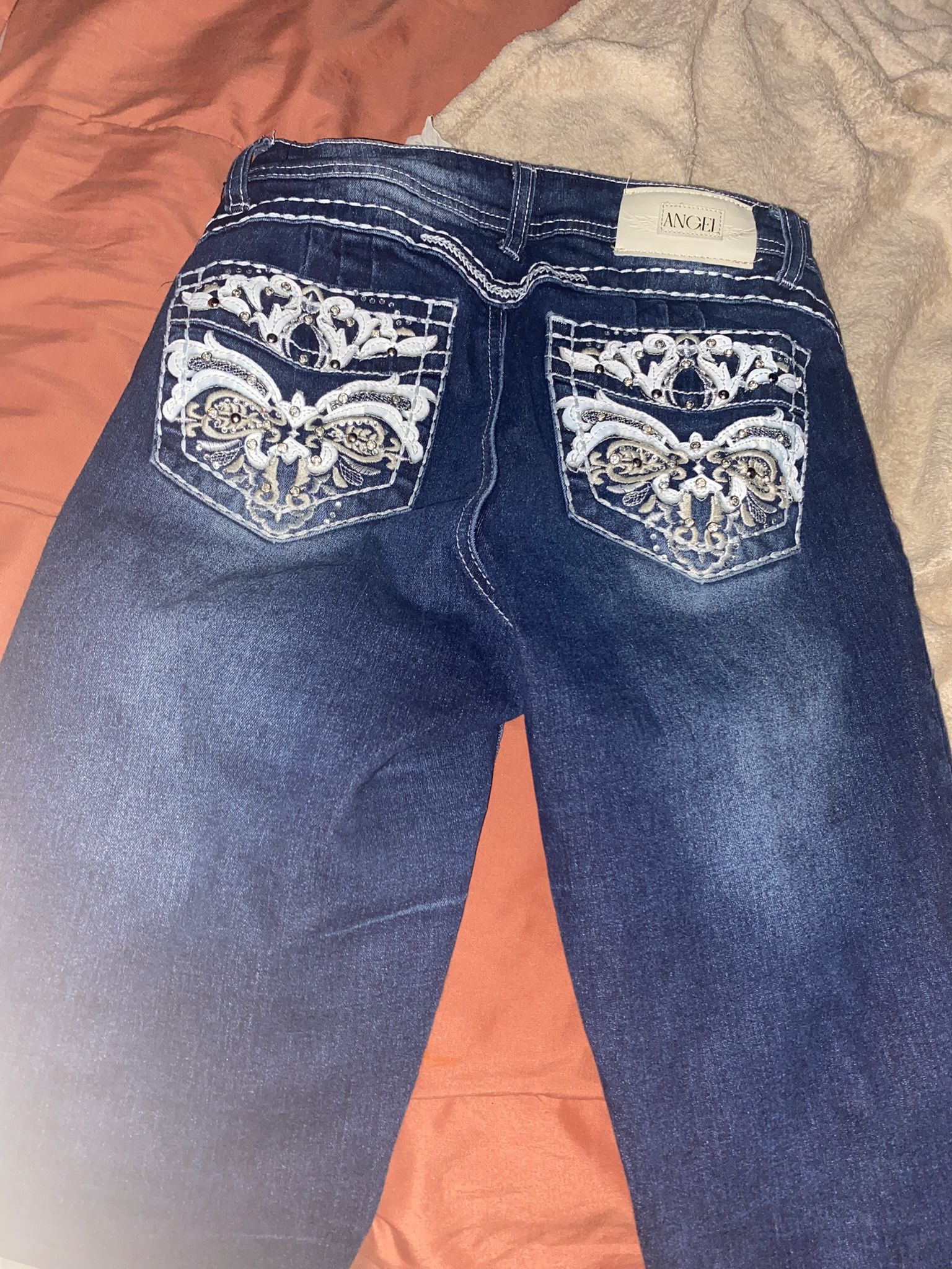 Blue Jeans With Gems
