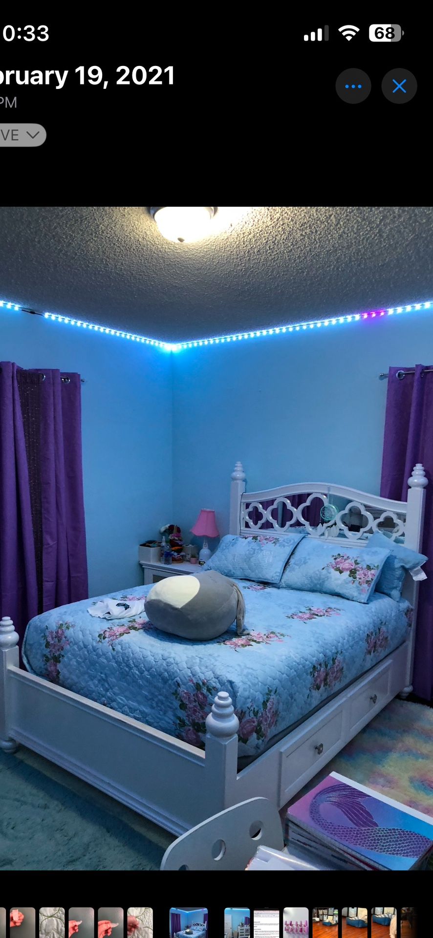 Full Size Bed With Underside Drawers