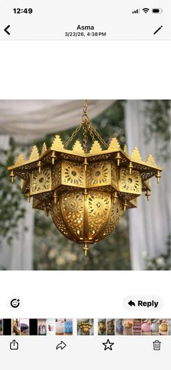 Moroccan Brass Chandelier