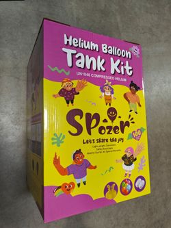 Spozer 100 balloon Helium tank, sealed unopened