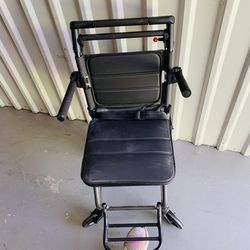 Transport Wheelchair Steel 17 inch Seat Width x 16"D 250 lbs. Weight Capacity