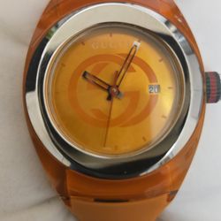 New Orange Unisex Gucci Watch! 