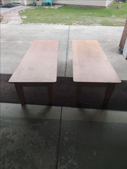 2 Wood Tables