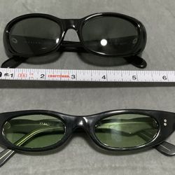 cat eye vintage 1950s eyeglasses sunglasses Italy Ralph Lauren