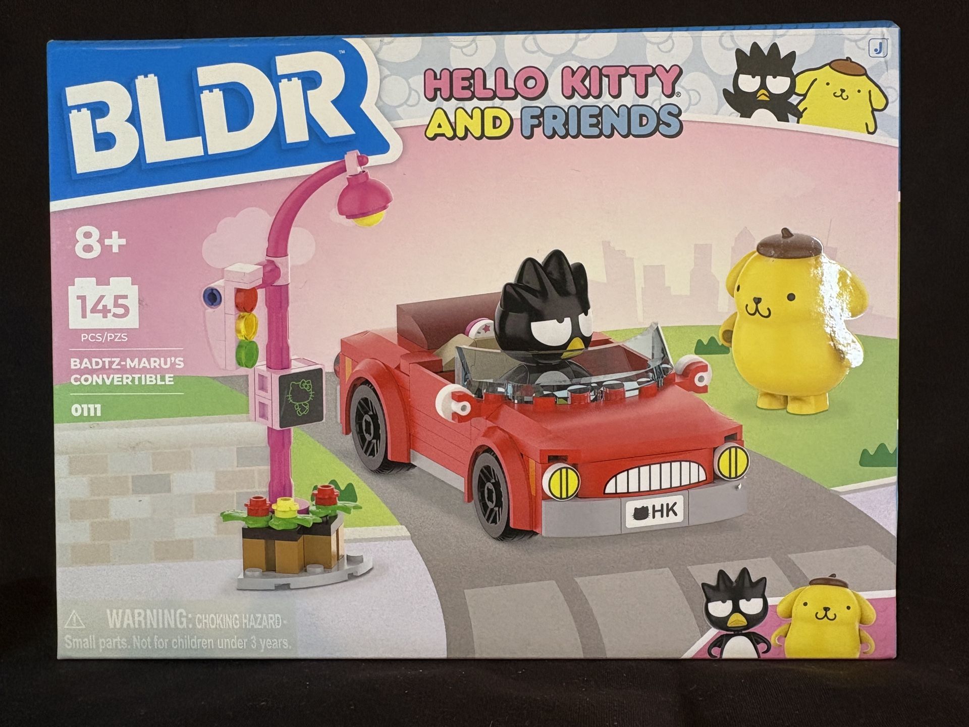 BLDR Hello Kitty and Friends BADTZ-MARU's Convertible Playset with Pompompurin