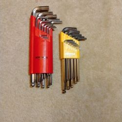 Bondhus Ball Hex Driver Sets - Standard & Metric 