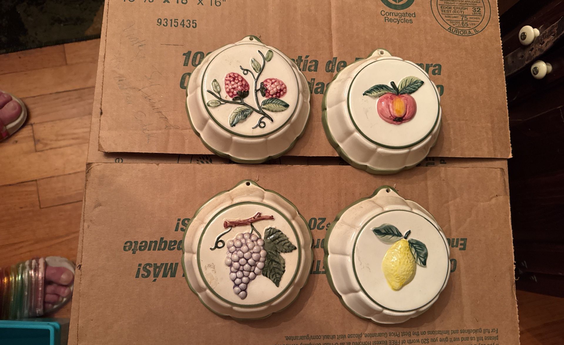 Set If Four Pudding Molds