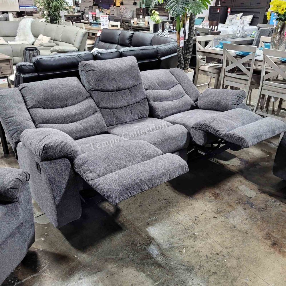 Gray Recliner Set