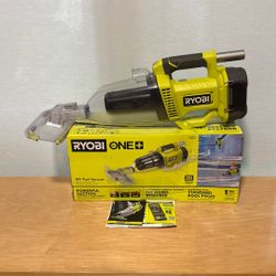RYOBI ONE+ 18V Handheld Cordless Pool Vacuum Cleaner (Tool Only) with Floor Head