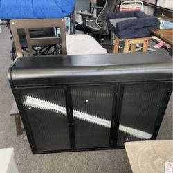 Assembled New Fluted Glass Wall Cabinet Medicine Cabinet Bathroom Over The Toilet Storage