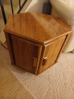 Octagon end table