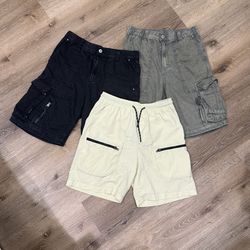 Bundle for ZARA summer cargo and casual shorts