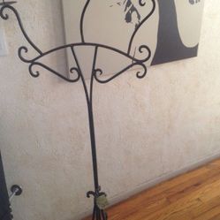 58" tall ANTIQUE candle holder one of its kind