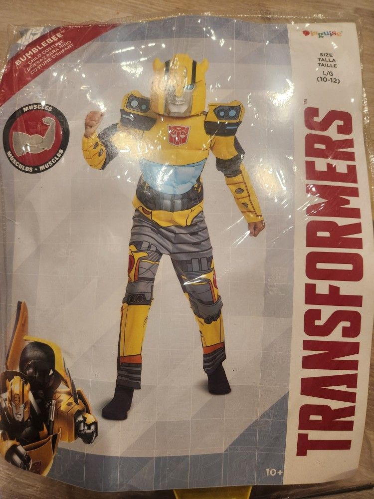 Transformers Bumblebee Child Size Large (10-12)