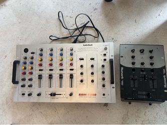 Two DJ Mixers