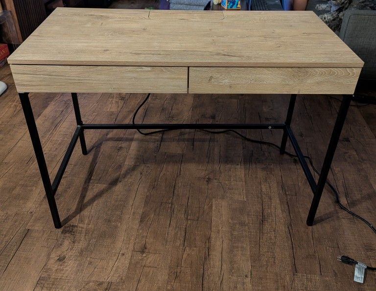 Writing Desk With Charging Station