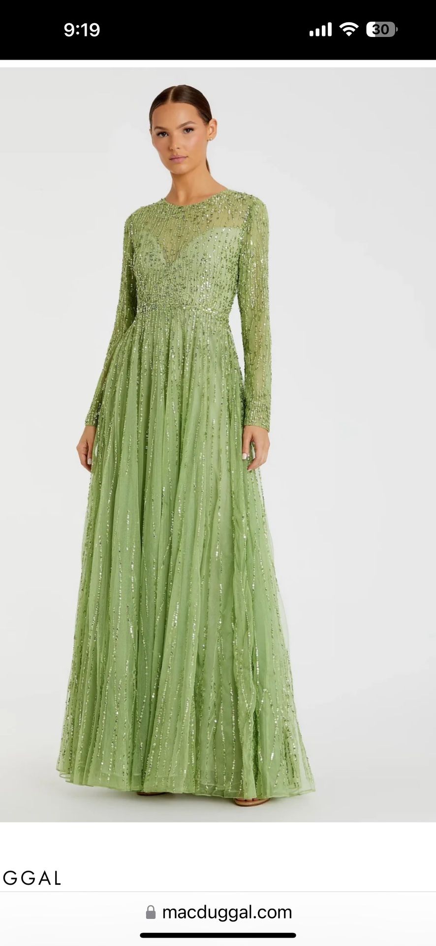 Mac Duggal Evening Gown