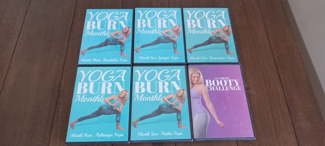 Yoga Burn Series DVD's