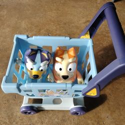 BLUEY + BINGO SHOPPING CART / TOYS