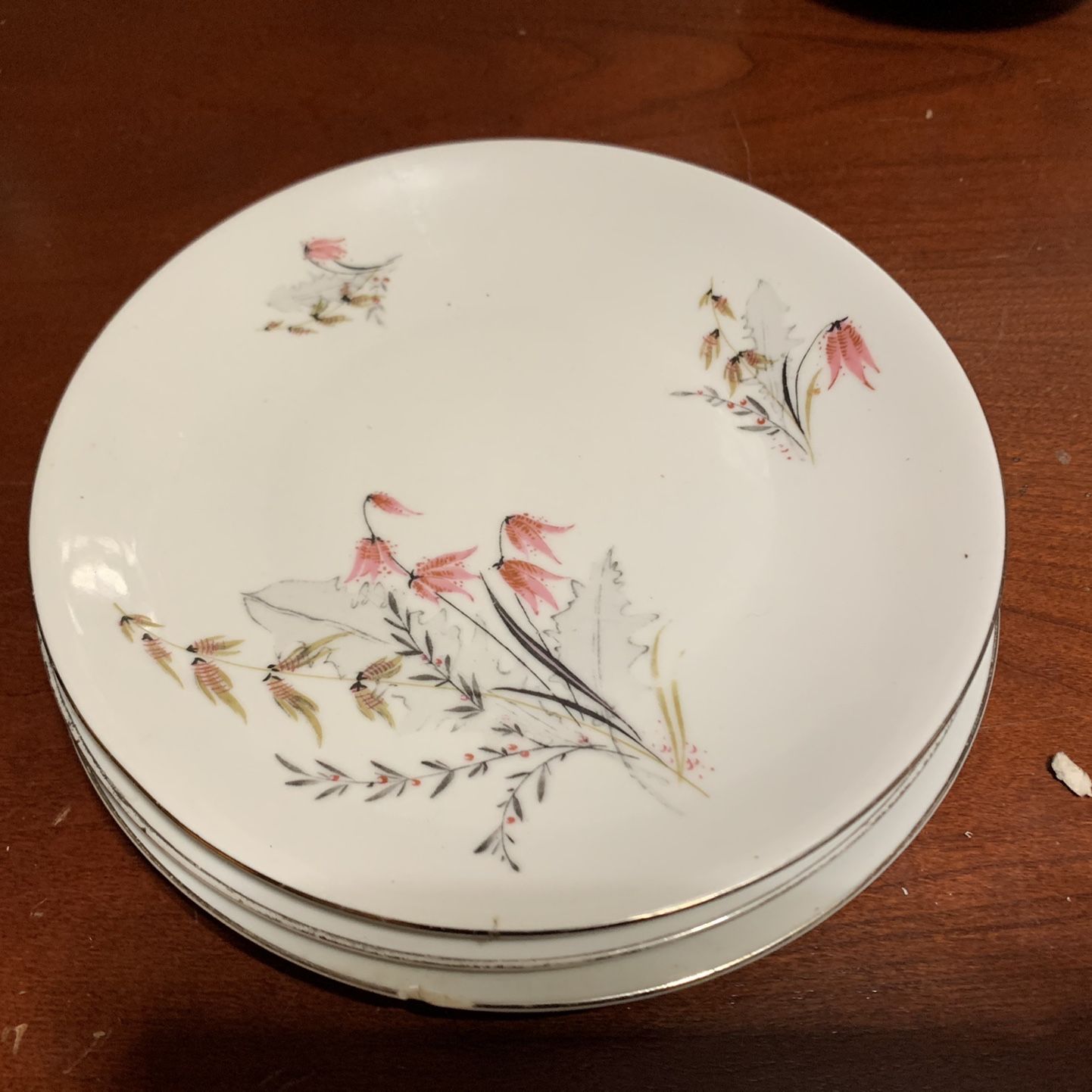 2- Royal Duchess Fine China “Mountain Bell “ 7 1/2” salad plate