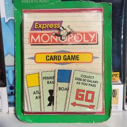 Vintage 1993 Monopoly Express Card Game 