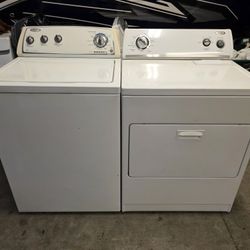 Whirlpool Top-Load Washer And Dryer Set 
