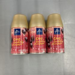 Set Of 3 Glade Crispy And cranberry  Air Freshener 