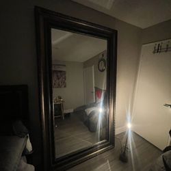 Giant Beveled Glass Mirror For Sale 