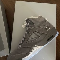 Jordan 5 Wolf Grey GS size 6Y