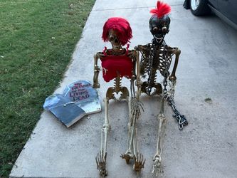 Halloween Skeleton Decorations Set of 2
