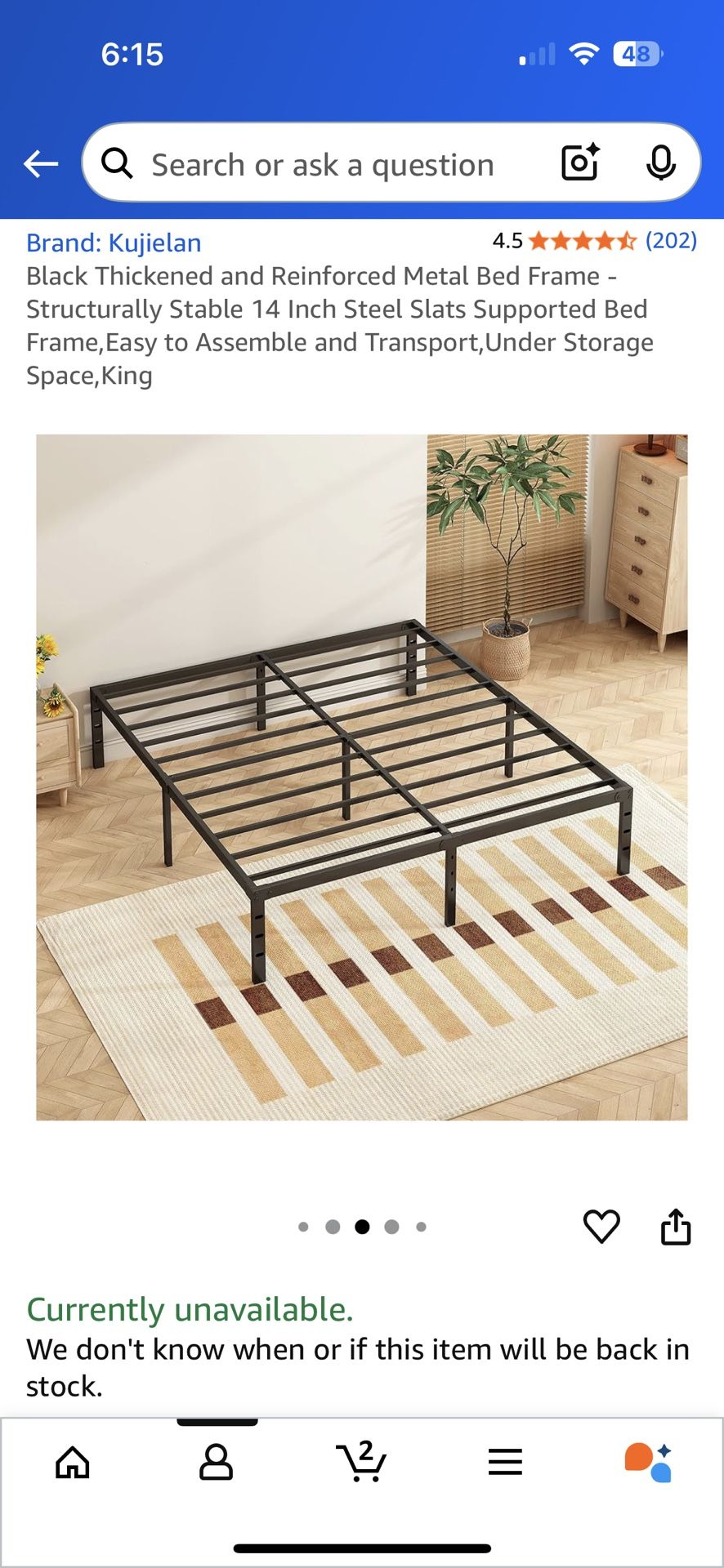King Size Bed Frame