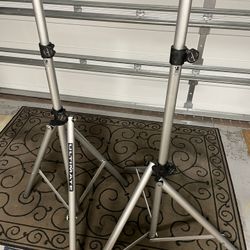 ULTIMATE: Original Series Aluminum Tripod Speaker Stands with Integrated Speaker Adapter
