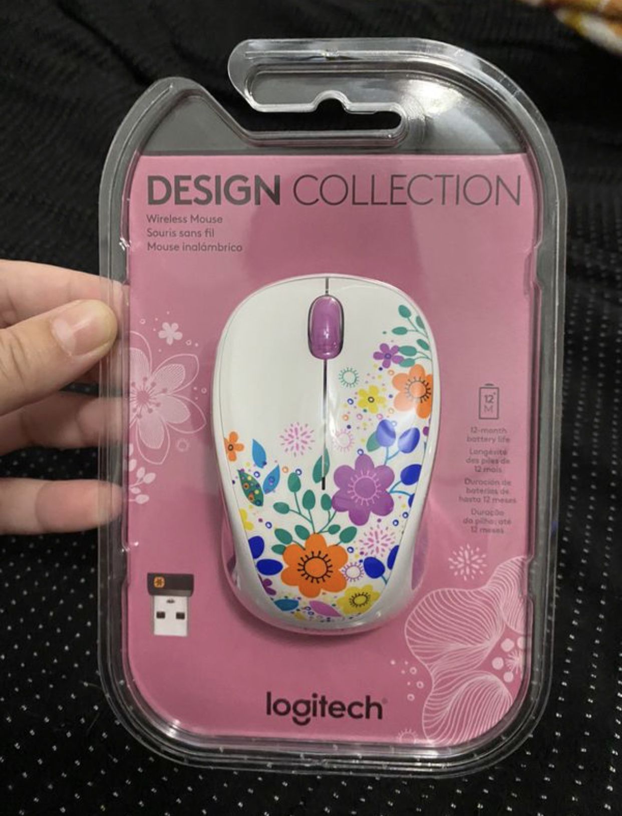 Logitech DESIGN COLLECTION Wireless Mouse: Spring Meadow
