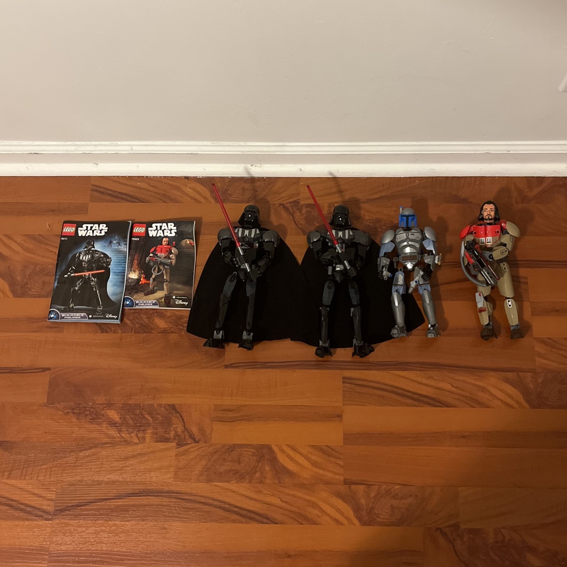 Lego Star Wars Buildable Figures Lot Of 4 (Retired Sets)