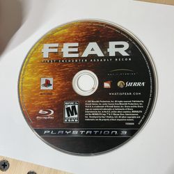 Fear PS3