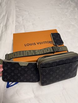 Authentic Louis Vuitton trio wallet set