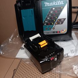 Makita 18v Fast Charger And Battery 4.0 AH 