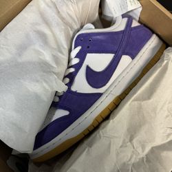 Nike Sb Dunk Purple Suede Size 9